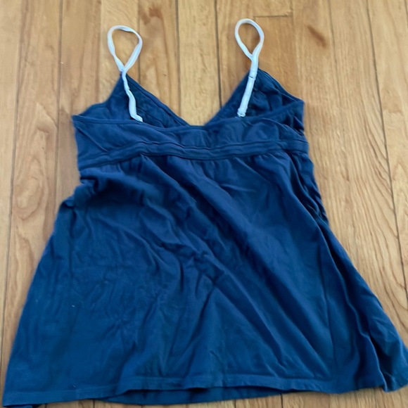Y2K Empire Waist Tank Top with Crochet detail - Picture 2 of 5